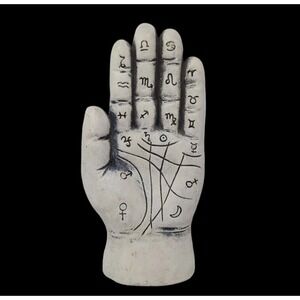Hand Prop Halloween Decor Fortune Teller Astrology Palmistry Metaphysical Occult